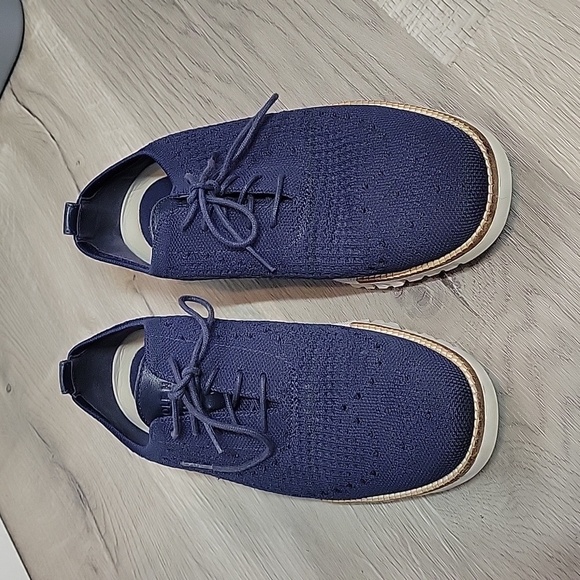 Cole Haan ZeroGrand Stitchlite  Knit blue comfort dress shoes size 8.5 C32149 main image 7